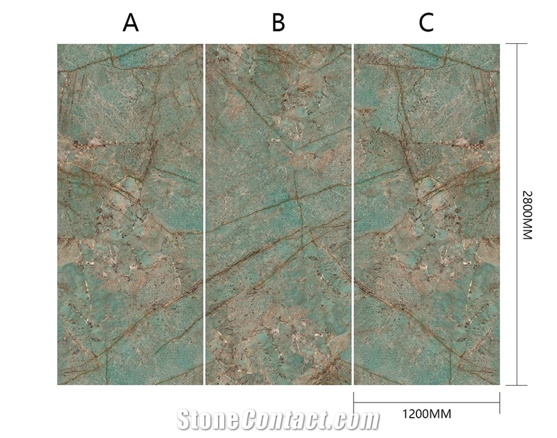 Amazonita Sintered Stone Slab
