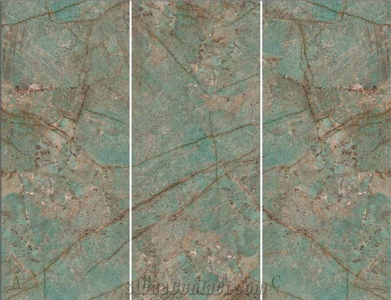 Amazonita Sintered Stone Slab