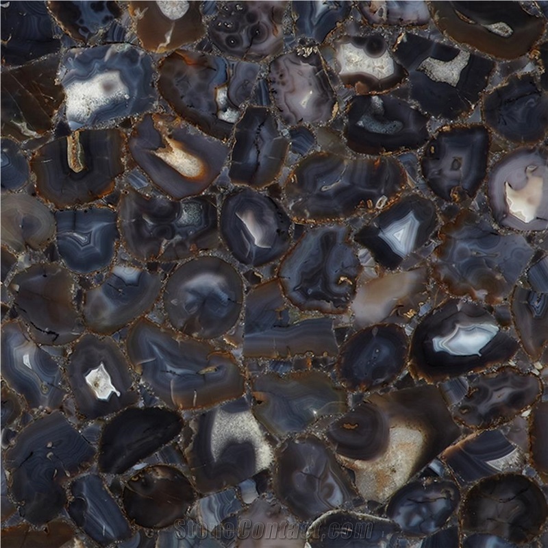 Uruguay Agate Semiprecious Stone Tile