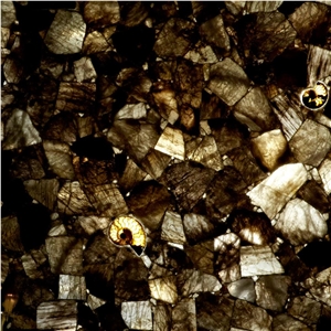 Smoky Crystal Semiprecious Stone Tile