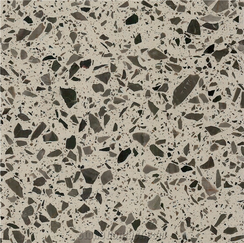 Cappuccino Beige Terrazzo importance=