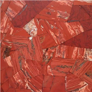 Red Emerald Semiprecious Stone