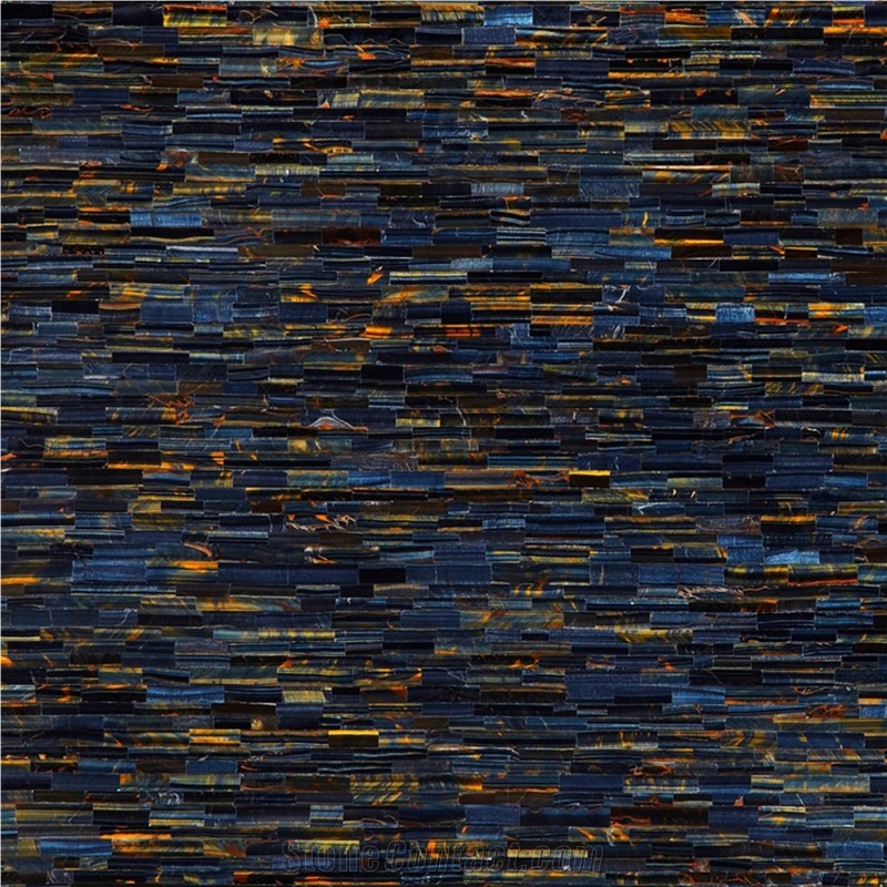 Blue Tiger Eye Semiprecious Stone importance=