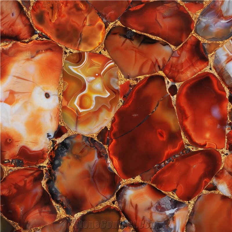 Agate Cezanne Gold Semiprecious Stone importance=
