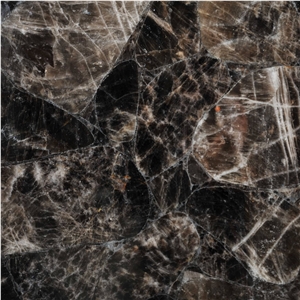 Dark Smoky Quartz Semiprecious Stone