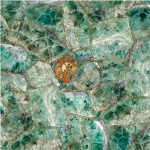 Fluorite Semiprecious Stone Tile
