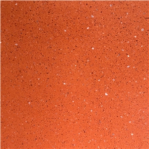 Red Chrysanthemum Terrazzo