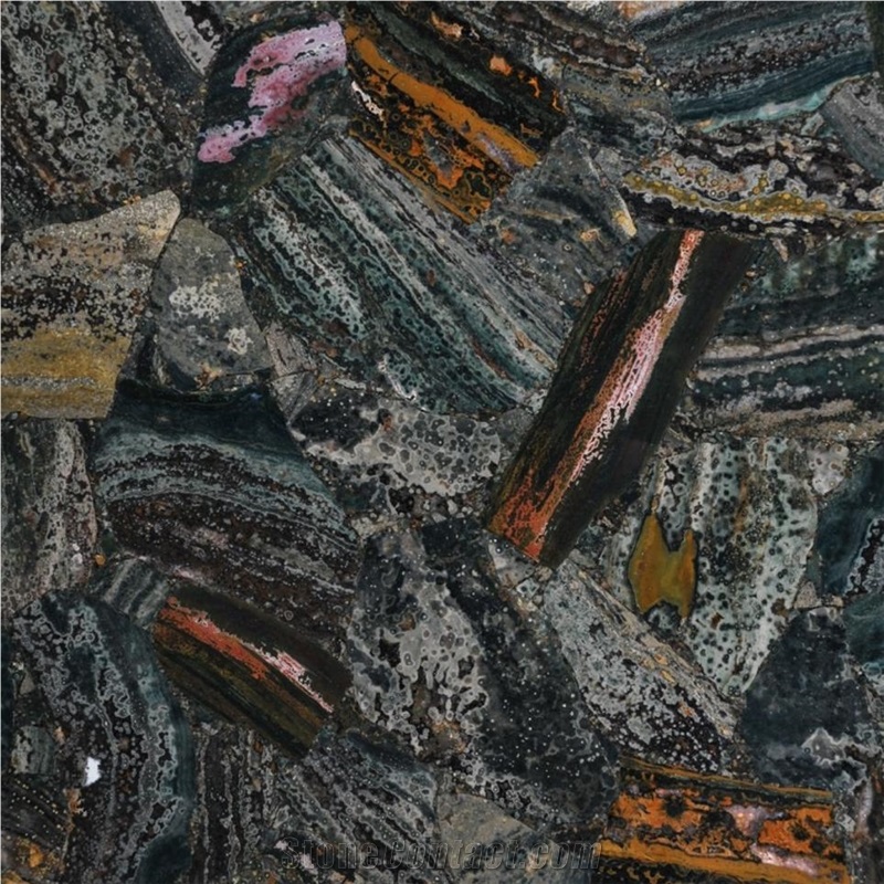 Ocean Jasper Semiprecious Stone importance=