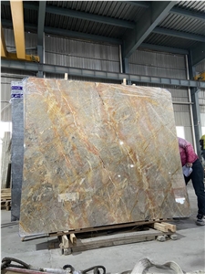 Neverland Ranch Grey Marble Slab