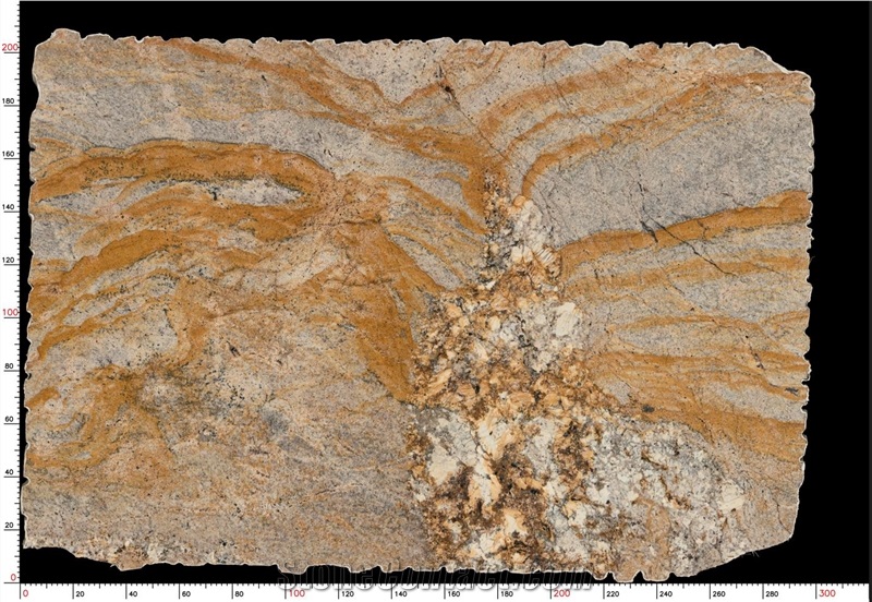 Amidala Gold Granite Slab