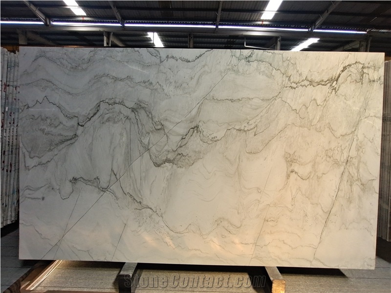 Calacatta White Quartzite Slab