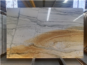 Calacatta White Quartzite Slab
