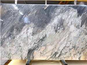 Nero Picasso Gold Quartzite Slab
