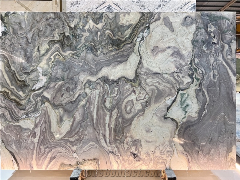 Phantom Impression Quartzite Slab