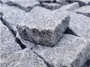 Green  Porphyry 6 Sides Natural Tumbles Cobble Stone Paving