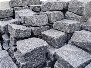 Green  Porphyry 6 Sides Natural Tumbles Cobble Stone Paving