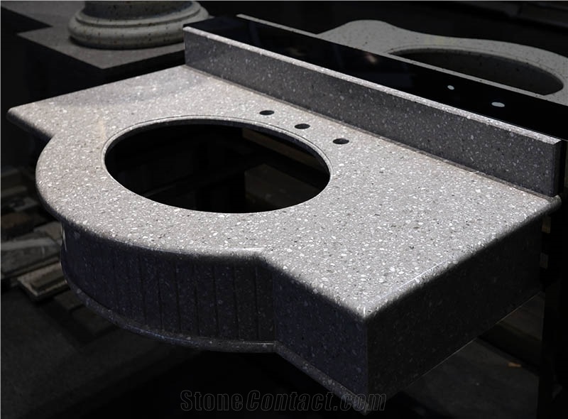 Artificial Cement Terrazzo Vanitytop