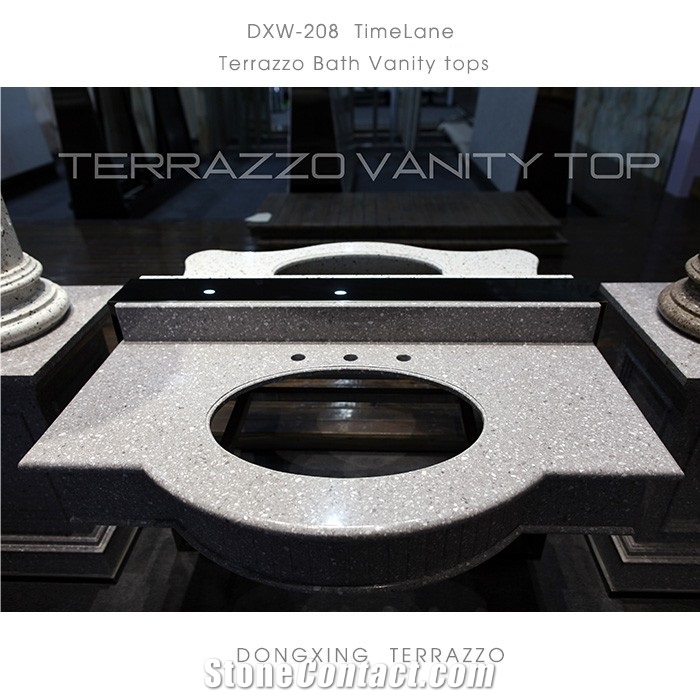 Artificial Cement Terrazzo Vanitytop