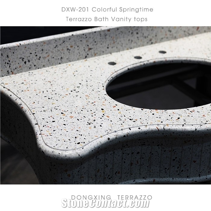 Artificial Cement Terrazzo Vanitytop