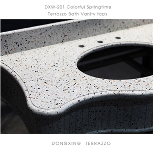 Artificial Cement Terrazzo Vanitytop