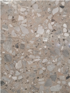 Artificial Precast Terrazzo Big Slab For School Flooring