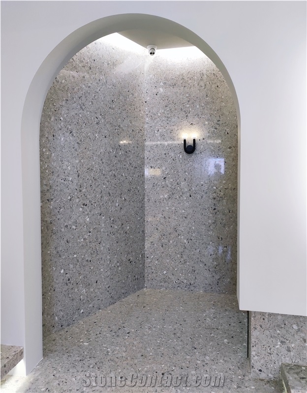 Artificial Precast Terrazzo Big Slab For School Flooring