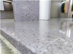 Artificial Precast Terrazzo Big Slab For School Flooring