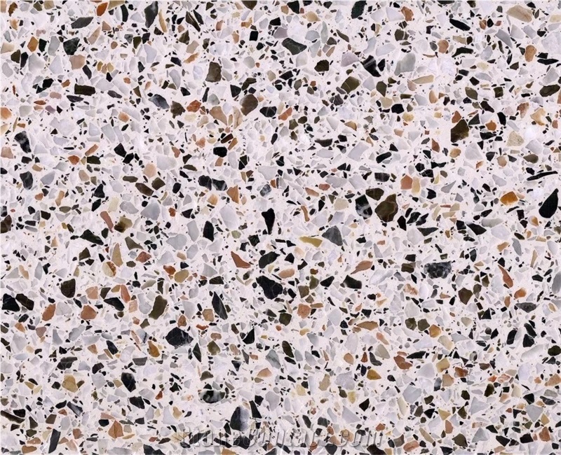Autumn Leaf Terrazzo Precast Slabs And Tiles