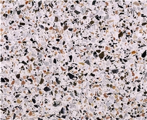 Autumn Leaf Terrazzo Precast Slabs And Tiles