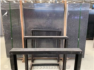 Black Color Artificial Stone Precast Terrazzo Slabs