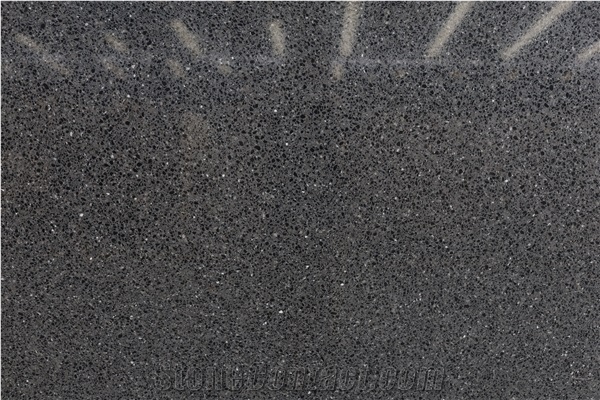 Black Color Artificial Stone Precast Terrazzo Slabs