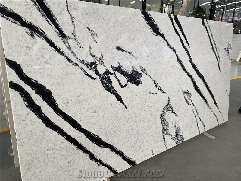 Black Vein Artificial Stone Countertops Suppliers