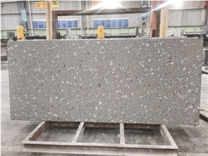 Civil Price Grey Terrazzo Slab For Hotel Decoration