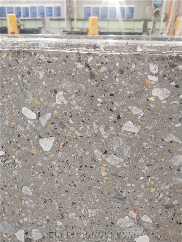 Competitive Price Grey Terrazzo Tiles For Flooring