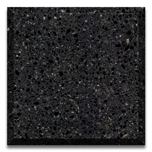 Dark Grey Color Artificial Stone  Terrazzo Slab