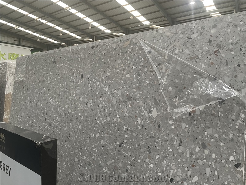 DXW509 Grey Terrazzo Slabs