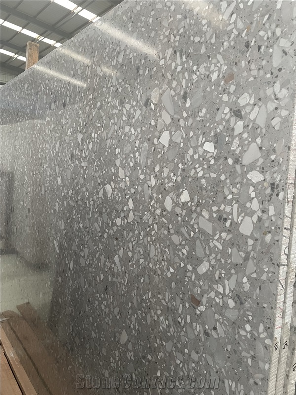 DXW509 Grey Terrazzo Slabs