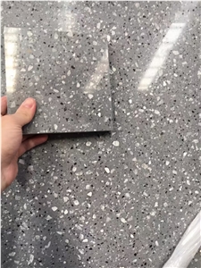 Grey Color Terrazzo Slabs 2Cm Thickness