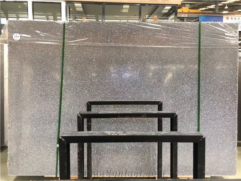 Grey Color Terrazzo Slabs 2Cm Thickness