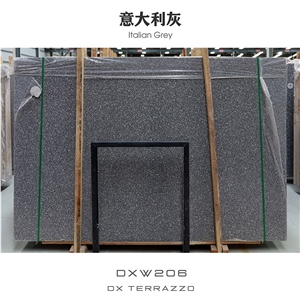 Grey Color Terrazzo Slabs