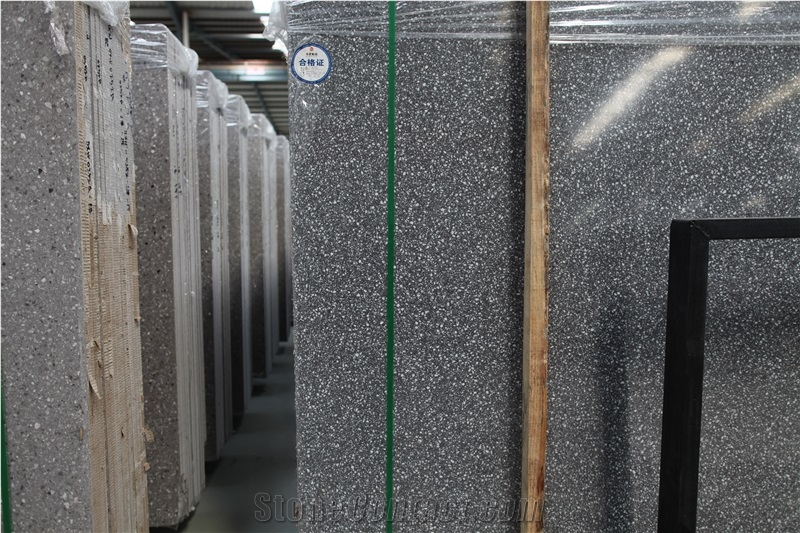 Grey Color Terrazzo Slabs
