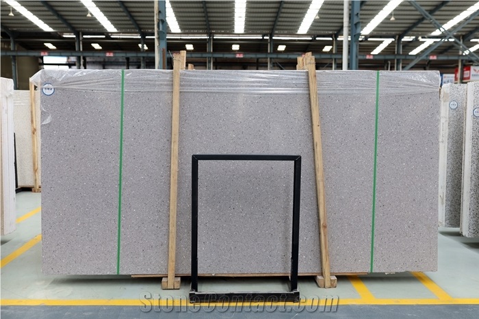 Polished Surface Precast Terrazzo Slab For Flooring