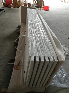 Pure White Quartz Commercial Bar Countertop, Restaurant Counters