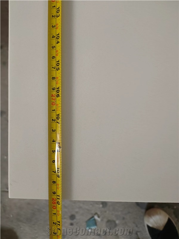 Pure White Quartz Commercial Bar Countertop, Restaurant Counters