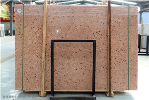 Rose Gold Color Artificial Stone Terrazzo