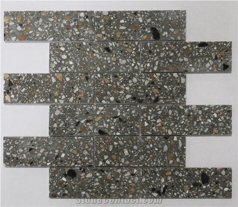 Terrazzo Mosain Tiles For The Kichen Walling