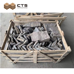 Natural Grey Slate Wall Castle Rock Veneer Panels Best Price Hot Sell