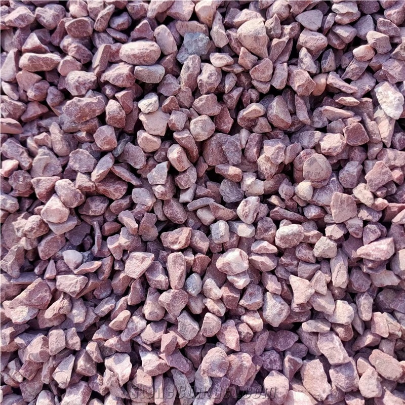 Red Limestone Gravel, Crushed Stone