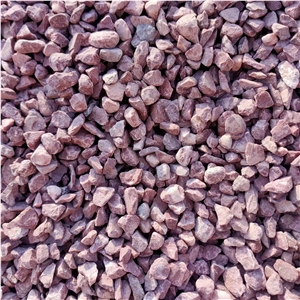 Red Limestone Gravel, Crushed Stone
