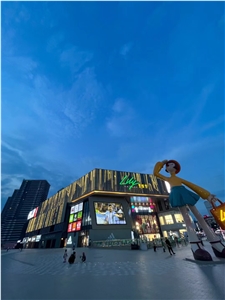 Cement Terrazzo Mall Indoor Use Flooring Project